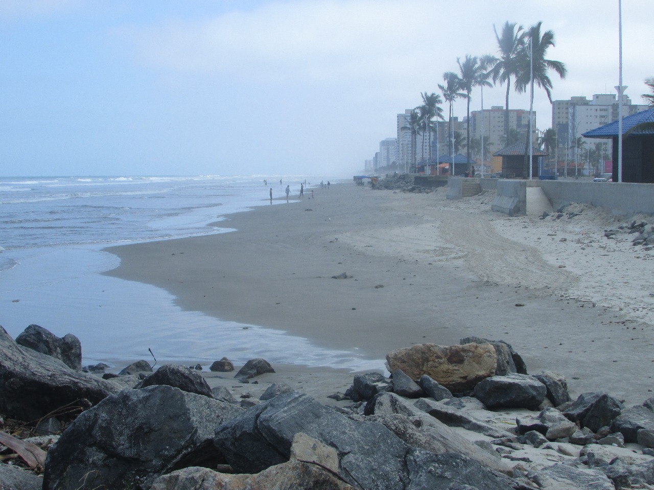 Imagem da Praia do Centro de Mongaguá